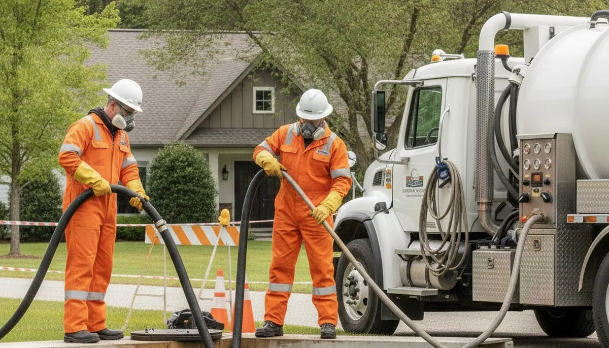 Septic tank cleaning service for Loveland, CO homes by On Call Plumbers
